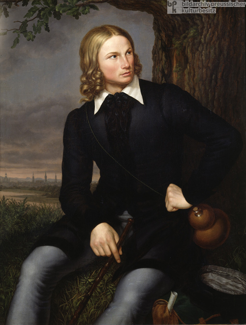 Portrait of the Poet August Heinrich Hoffmann von Fallersleben as a Young Man (1819)